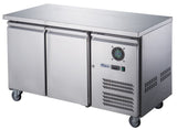 FED - X Stainless Steel Two Door Bench Freezer - XUB7F13S2V - Whisk Hospitality - XUB7F13S2V