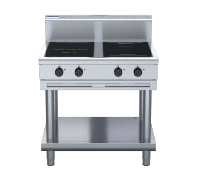 Waldorf 800 Series In8400R5F Ls 900Mm Electric Induction Cooktop Leg Stand - Whisk Hospitality - IN8400R5F-LS