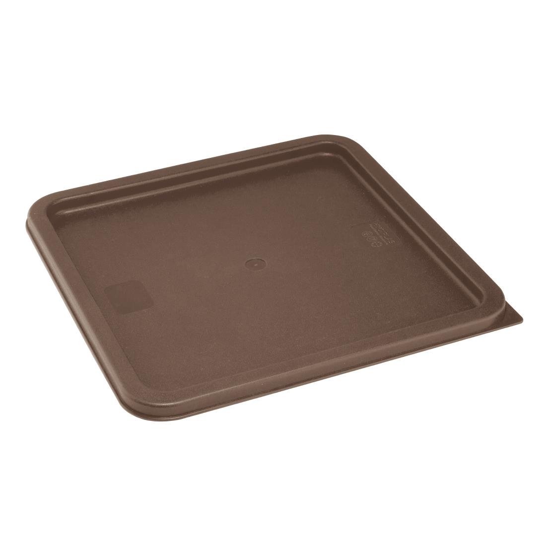 Hygiplas Square Brown Lid for - 10/15/20Ltr HY424 - Whisk Hospitality - HY424