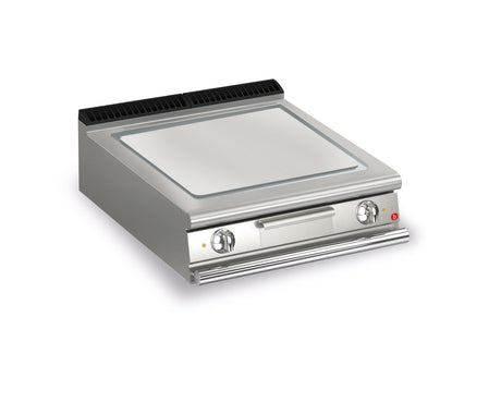 BARON 2 Burner Electric Fry Top With Smooth Chrome Plate And Thermostat Control - Whisk Hospitality - Q70SFT/E805