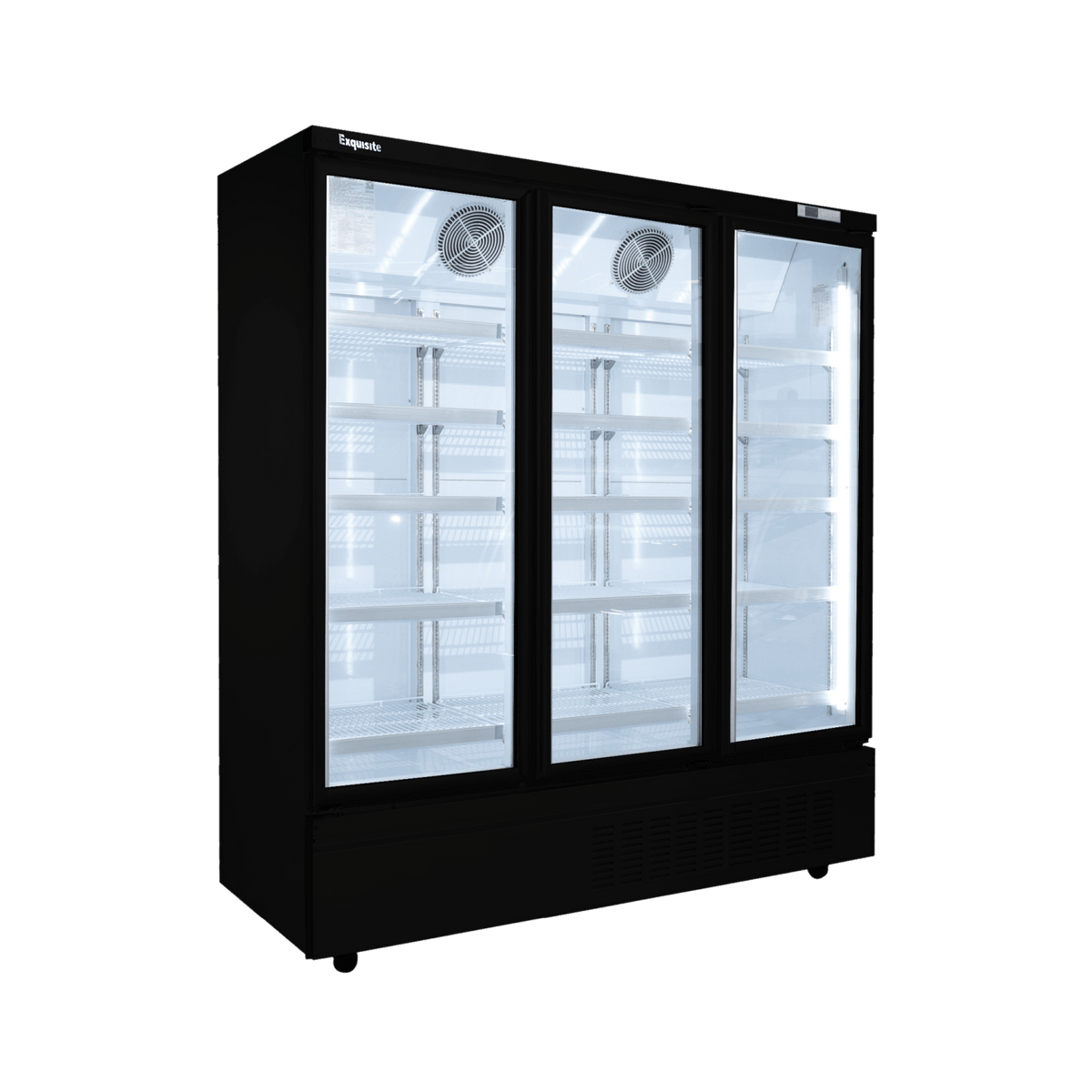 Exquisite Three Glass Door Upright Display Fridge - SMC1600 - Whisk Hospitality - SMC1600