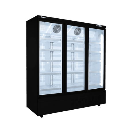 Exquisite Three Glass Door Upright Display Fridge - SMC1600 - Whisk Hospitality - SMC1600