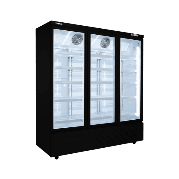 Exquisite Three Glass Door Upright Display Fridge - SMC1600 - Whisk Hospitality - SMC1600