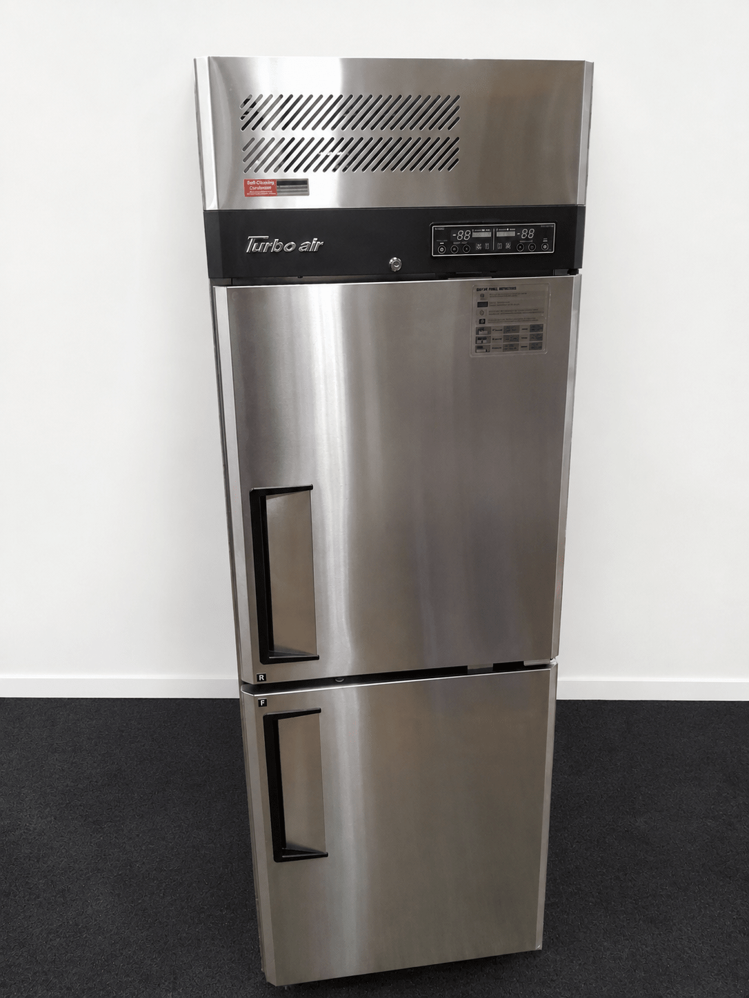Turbo Air KRF25-2-N Upright Fridge Freezer Combo - Whisk Hospitality - 895688