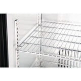 Polar G - Series Back Bar Cooler with Single Solid Hinged Door Black - 900mm GL015 - A - Whisk Hospitality - GL015-A