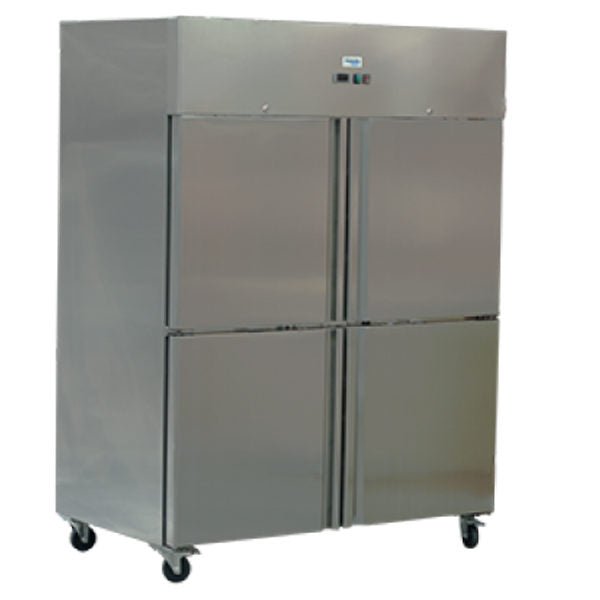Exquisite Double Door Stainless Steel Freezer 1497 litres - GSF1412H - Whisk Hospitality - GSF1412H