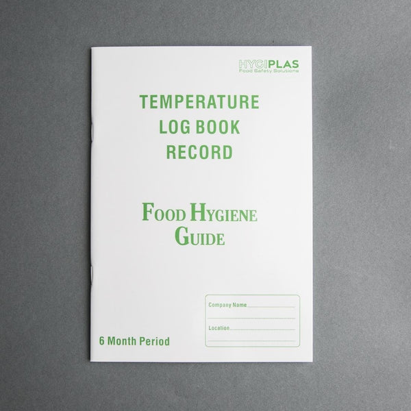Hygiplas Temperature Log Book J201 - Whisk Hospitality - J201