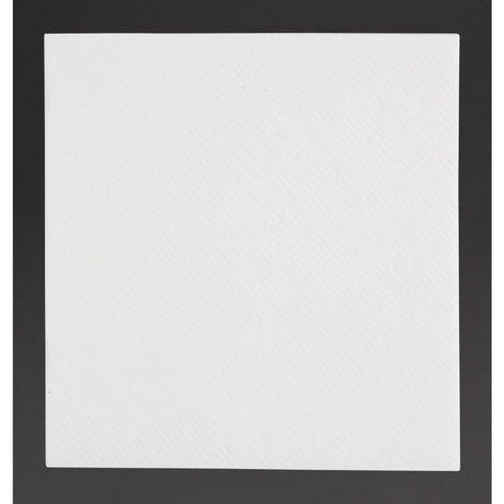 Fiesta Recyclable 24cm Airlaid 4 Fold White Cocktail Napkin (Pack 2400) FE262 - Whisk Hospitality - FE262