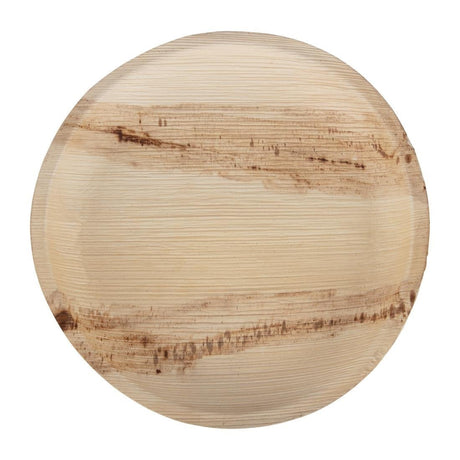 Fiesta Compostable Palm Leaf Plates Round - 250mm (Pack 100) HT877 - Whisk Hospitality - HT877