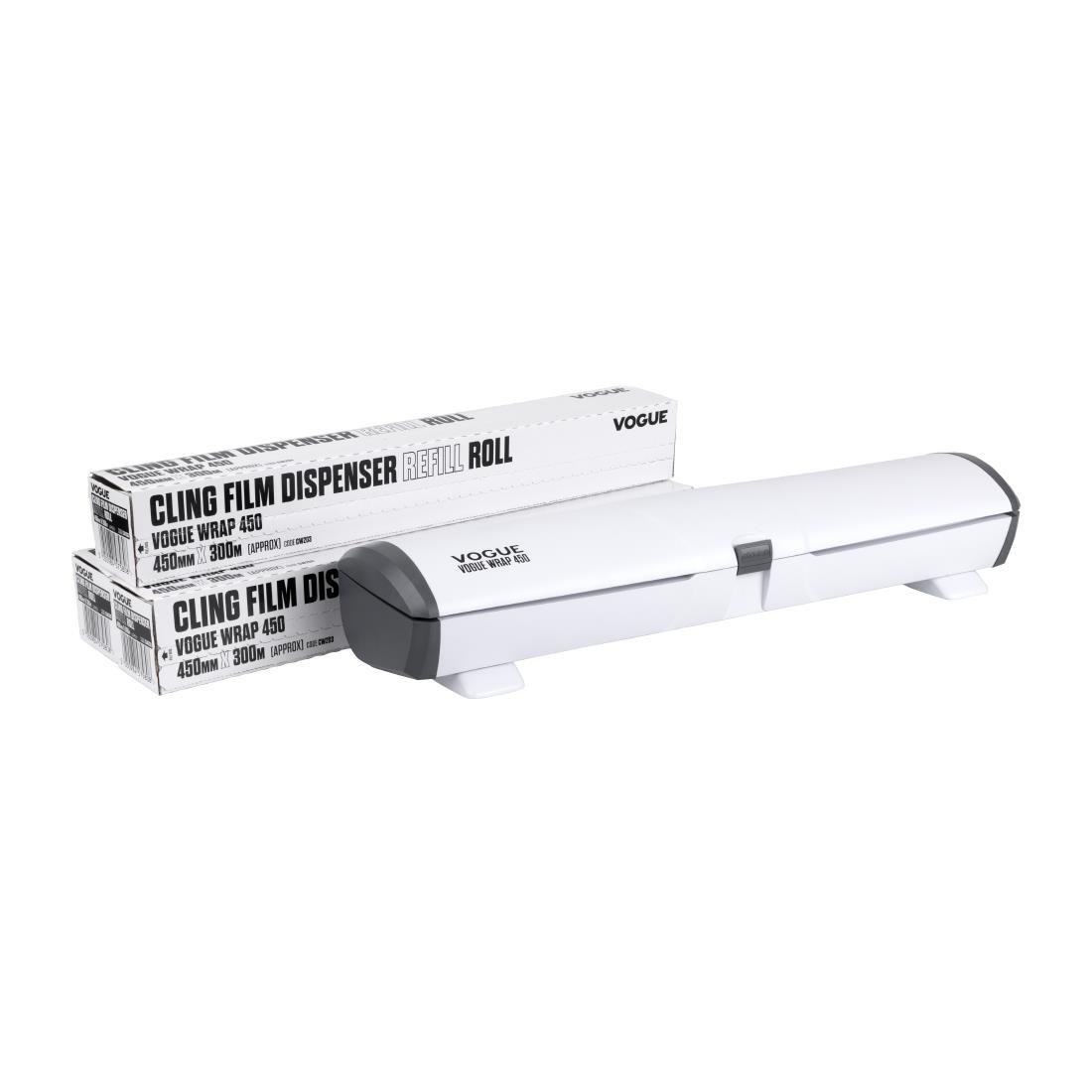 Vogue Wrap 450 Cling film Dispenser & Refill Bundle SA786 - Whisk Hospitality - SA786