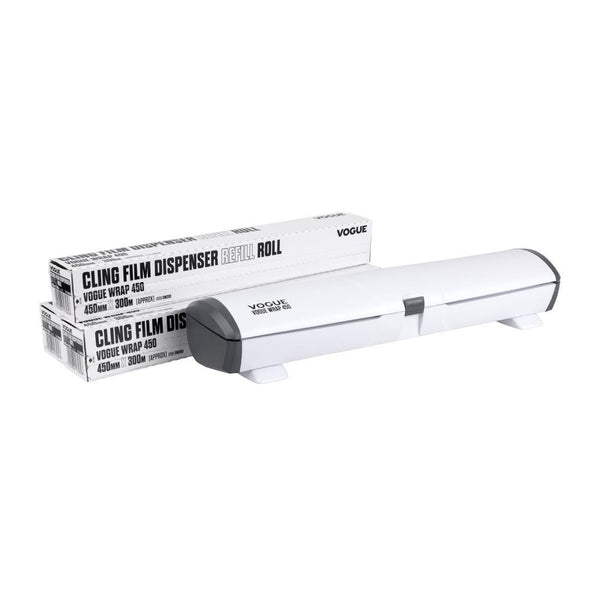 Vogue Wrap 450 Cling film Dispenser & Refill Bundle SA786 - Whisk Hospitality - SA786