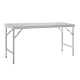 Vogue St/St Folding Table - 1800x600x900mm CB906 - Whisk Hospitality - CB906