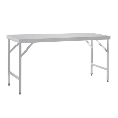 Vogue St/St Folding Table - 1800x600x900mm CB906 - Whisk Hospitality - CB906