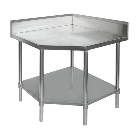 0900 - 7 - WBCB/H - Corner Workbench with 100mm Splashback, 900x900x900mm - Whisk Hospitality - 0900-7-WBCB/H