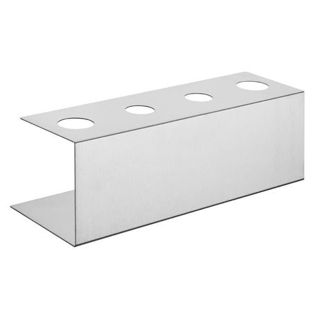 Olympia Ice Cream Holder 4 Cone Stainless Steel - 270x97x90mm HZ237 - Whisk Hospitality - HZ237