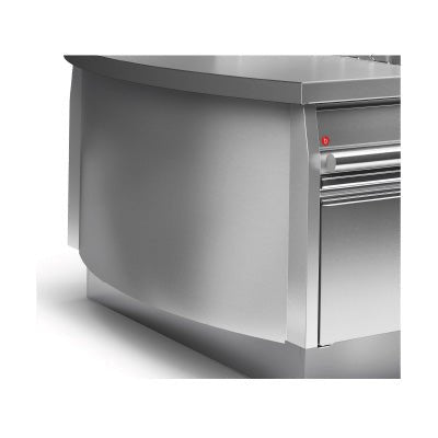 BARON 1 Burner Gas Fry Top With Smooth Mild Steel Plate - Whisk Hospitality - Q70SFT/G400