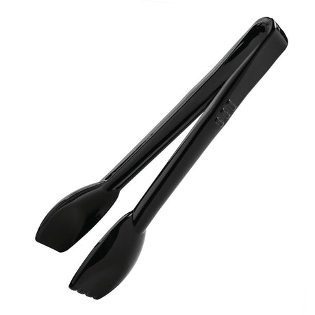 Vogue Food Tongs Black - 230mm 9" P786 - Whisk Hospitality - P786