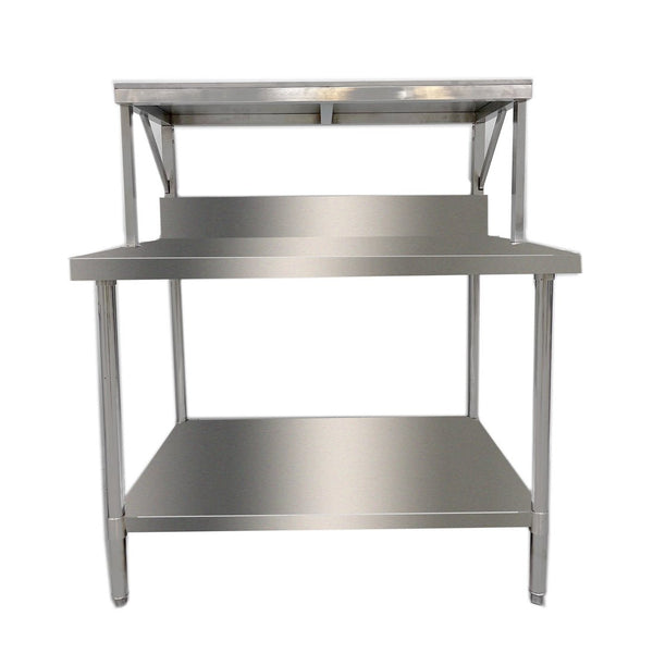 Gasmax Modular Heavy Duty Salamander Bench with Shelf Braces - SMB-8-1200 - Whisk Hospitality - SMB-8-1200