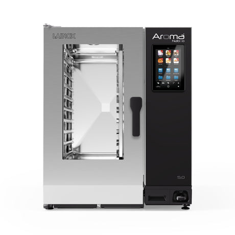LAINOX 8 x 600 x 400 Electric Direct Steam Combi Oven with Touch Screen Controls - Whisk Hospitality - AREN084B