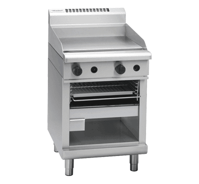 Waldorf 800 Series Gtl8600G 600Mm Gas Griddle Toaster Low Back Version - Whisk Hospitality - GTL8600G