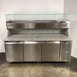 Coldline TZS17/1M - 710 3 Door Pizza Prep Fridge - Whisk Hospitality - 849491