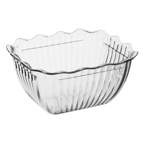 Olympia Kristallon Small Salad Crock Clear SAN - 0.75Ltr HY137 - Whisk Hospitality - HY137