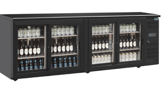 Polar CS103 - A 4 Door Back Bar Fridge - Whisk Hospitality - 859924