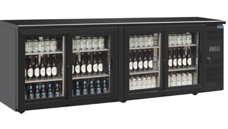 Polar CS103 - A 4 Door Back Bar Fridge - Whisk Hospitality - 859924