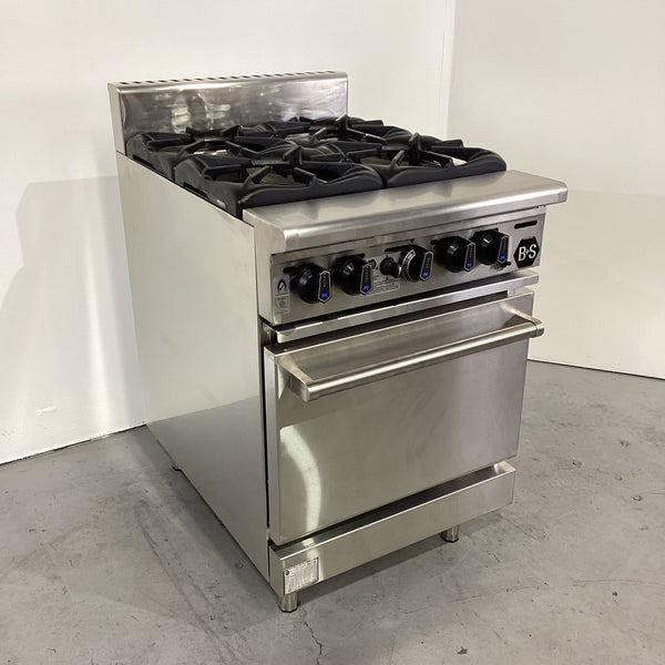 B&S OV-SB4 FF 4 Burner Range Oven - Whisk Hospitality - 924981