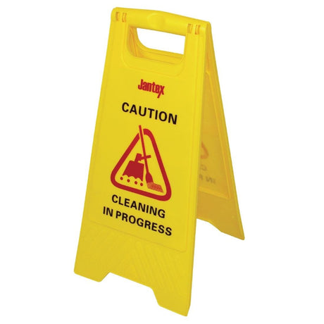 Jantex Wet Floor Sign 'Cleaning in Progress' L433 - Whisk Hospitality - L433
