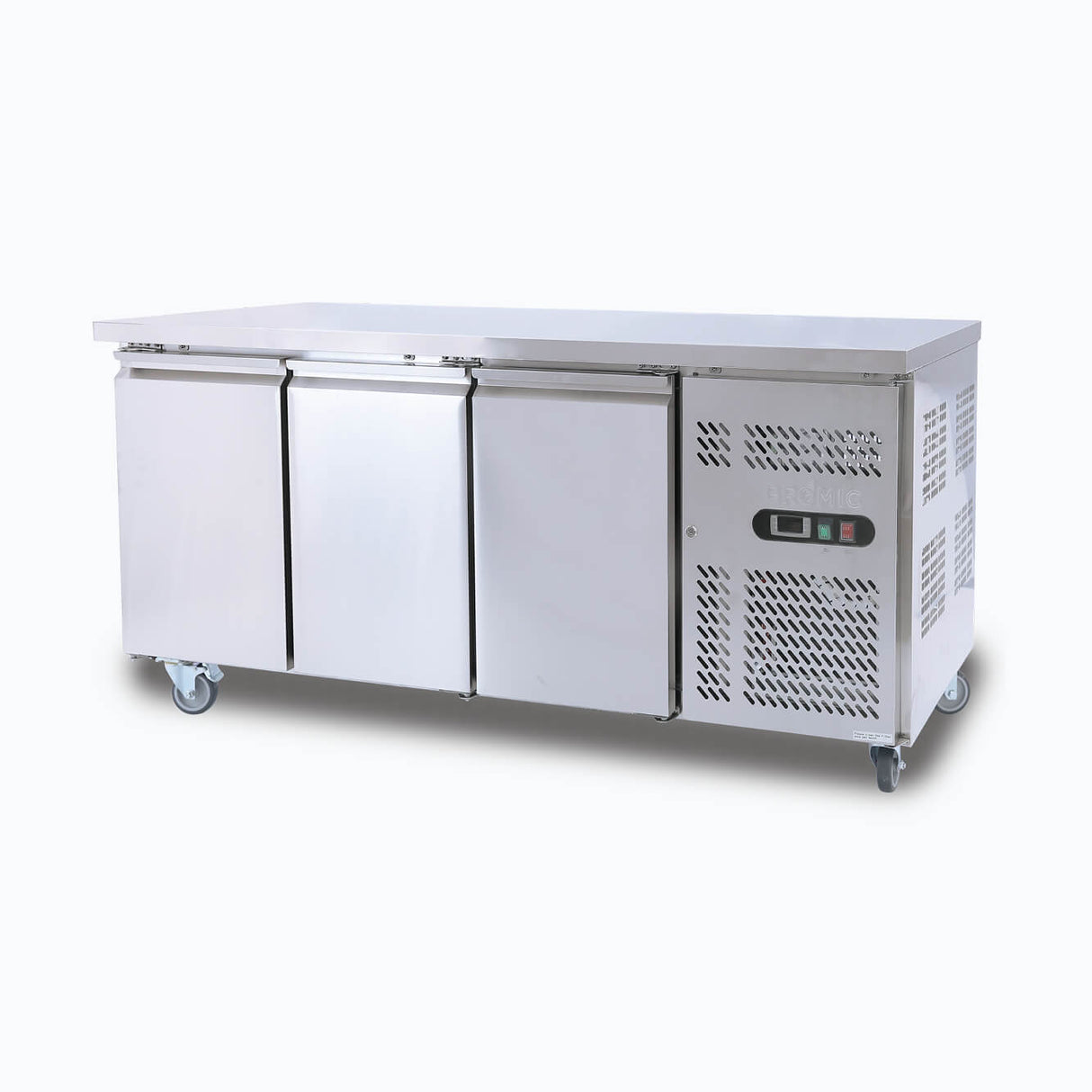 Bromic Under Bench Freezer - 417L - 3 Doors - Stainless Steel - Whisk Hospitality - UBF1795SD-NR