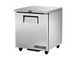 True Refrigeration Undercounter Foodservice Freezer, 1 Solid Swing Door - TUC - 27F - HC - Whisk Hospitality - TUC-27F-HC