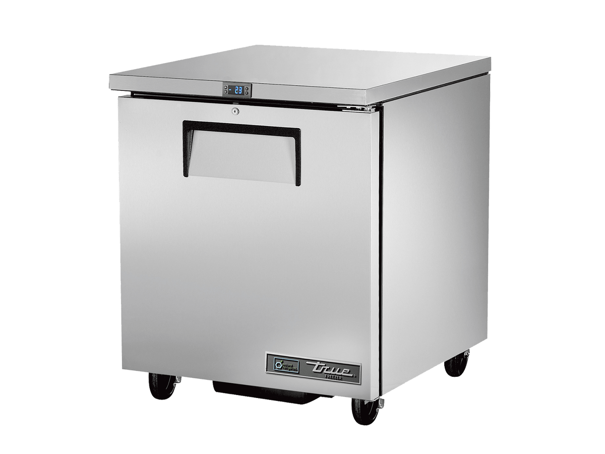 True Refrigeration Undercounter Foodservice Freezer, 1 Solid Swing Door - TUC - 27F - HC - Whisk Hospitality - TUC-27F-HC