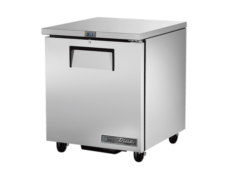 True Refrigeration Undercounter Foodservice Freezer, 1 Solid Swing Door - TUC - 27F - HC - Whisk Hospitality - TUC-27F-HC