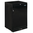 Polar G - Series Back Bar Cooler with Single Solid Hinged Door Black - 900mm GL015 - A - Whisk Hospitality - GL015-A