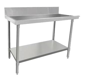 Mixrite STAINLESS STEEL DISHWASHER BENCH OUTLET WST6120L WST6120L - Whisk Hospitality - WST6120L