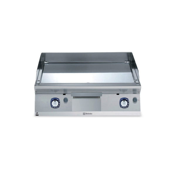 Electrolux 700XP Gas Griddle Plate with Smooth Polished Chrome Plate 800mm E7FTGHCS00 - Whisk Hospitality - E7FTGHCS00