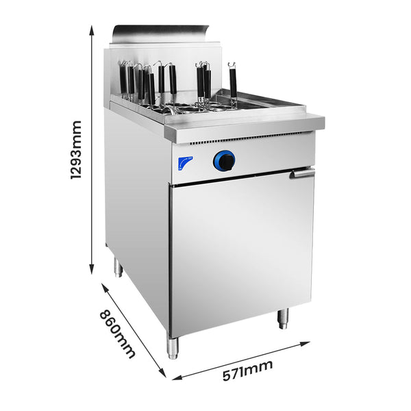 Gasmax V Pan LPG 9 Baskets Pasta and Noodle Cooker - PC150-9LPG - Whisk Hospitality - PC150-9LPG