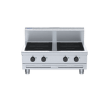 Waldorf 800 Series Rnl8816Gec 1200Mm Gas Range Electric Convection Oven Low Back Version - Whisk Hospitality - RNL8816GEC