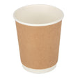 Fiesta Recyclable Hot Cup Double Wall Kraft 225ml (Box 500) GP439 - Whisk Hospitality - GP439