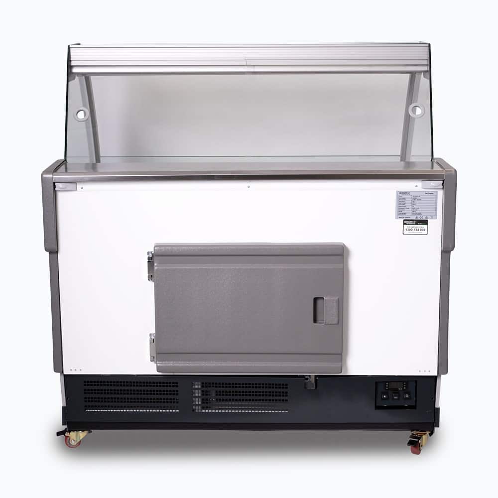 Bromic Curved Glass Deli Display - 1330mm - Whisk Hospitality - DD1250CG-NR