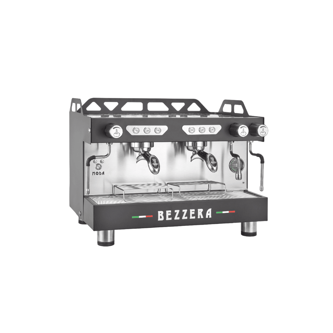 BEZZERA MODA DE 2 Group Espresso Machine Black MODADE2B - Whisk Hospitality - MODADE2B