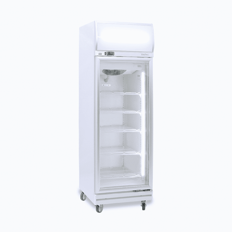 Bromic Upright Display Fridge - 444L - 1 Door - Flat Glass - Lightbox - Whisk Hospitality - GD0500LF