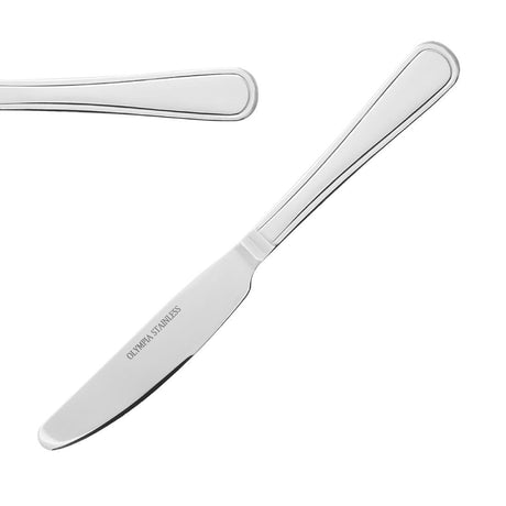 Olympia Mayfair Table Knife St/St (Box 12) D505 - Whisk Hospitality - D505