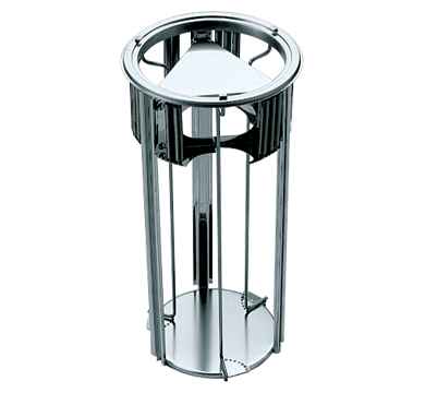 Rieber Errv H 190 320 685 75Kg Built Tubular Dispenser Static Heating - Whisk Hospitality - ERRV-H-190-320-685