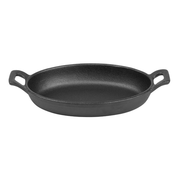 Olympia Cast Iron Oval Eared Dish - 180x120mm FW818 - Whisk Hospitality - FW818