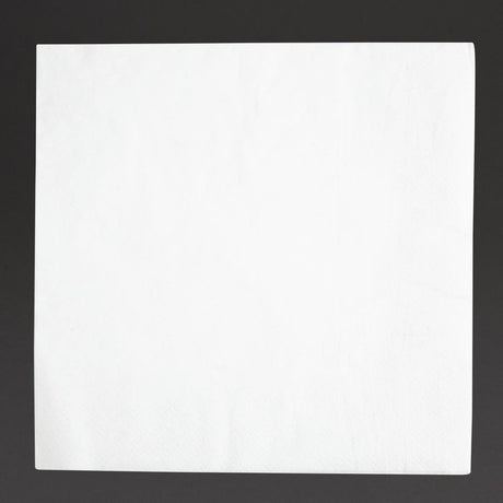 Fiesta Recyclable 40cm 2 ply 4 Fold White Dinner Napkin (Pack 2000) FE235 - Whisk Hospitality - FE235
