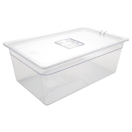 Vogue Container 200mm Clear & Lid Polycarbonate - GN 1/1 SA334 - Whisk Hospitality - SA334