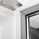 Bromic Upright Display Fridge - 438L - 1 Door - Flat Glass - Lightbox - Whisk Hospitality - GM0440L-NR