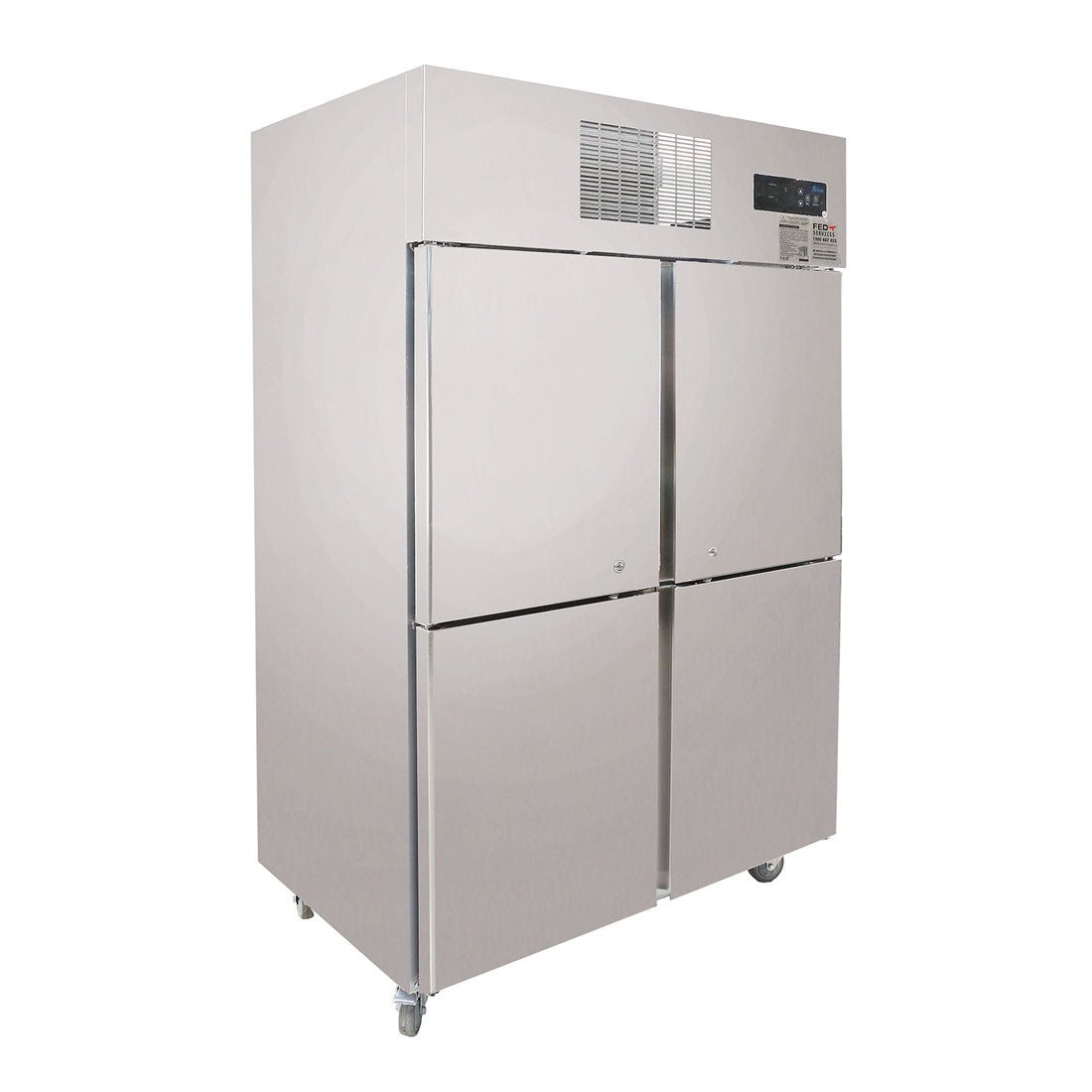 Thermaster TROPICAL 4 x Half door SS Fridge - SUC1000 - Whisk Hospitality - SUC1000